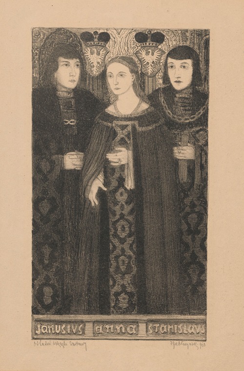 Janusz, Anna and Stanisław, the last Duke and Duchess of Mazowsze