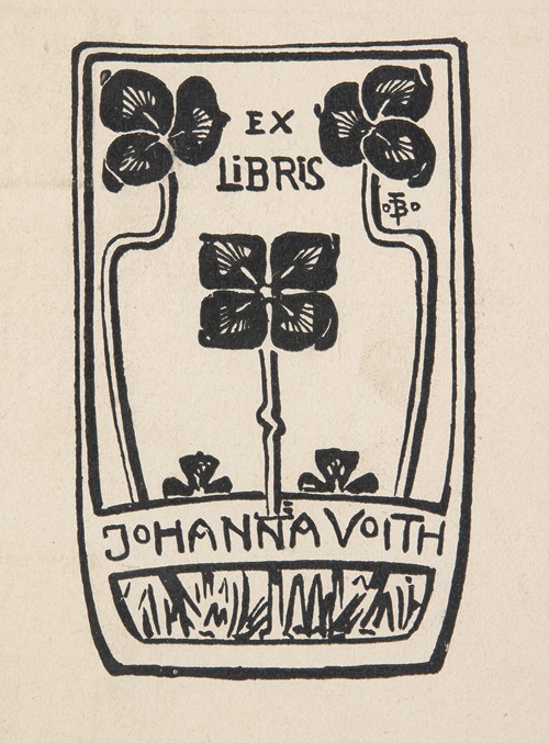 Ekslibris; Johanna Voith