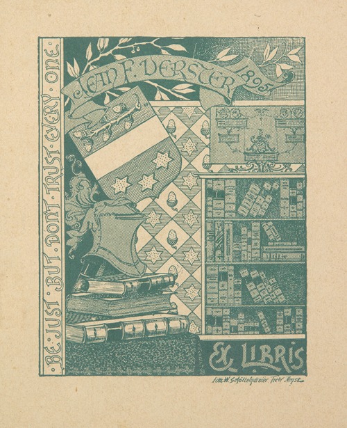 Ekslibris Jean Francois Verster (1860-1926)