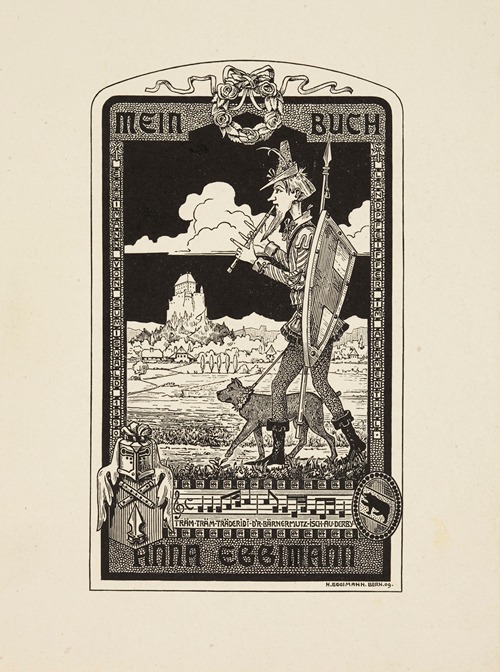 Bookplate; Mein buch Anna Eggimann