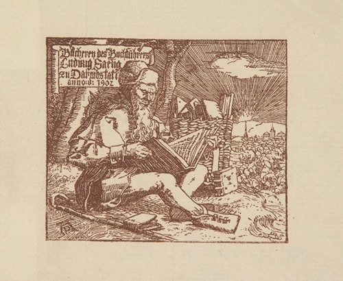Ekslibris Ludwig Säng