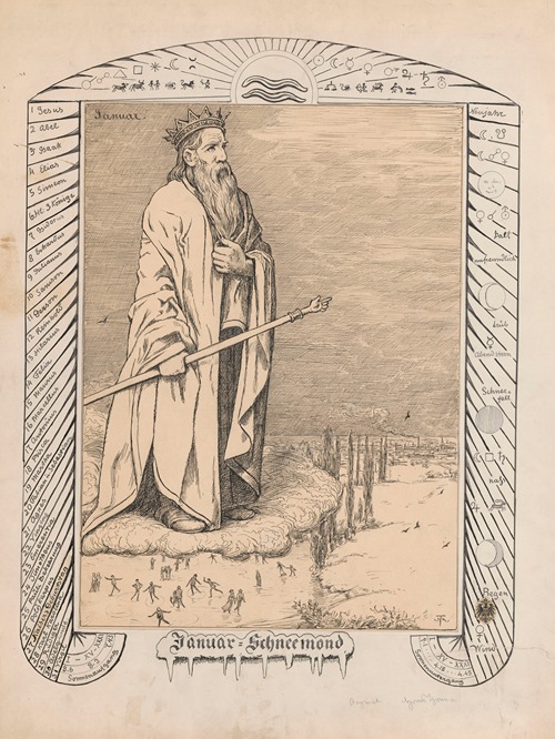 The allegory of January