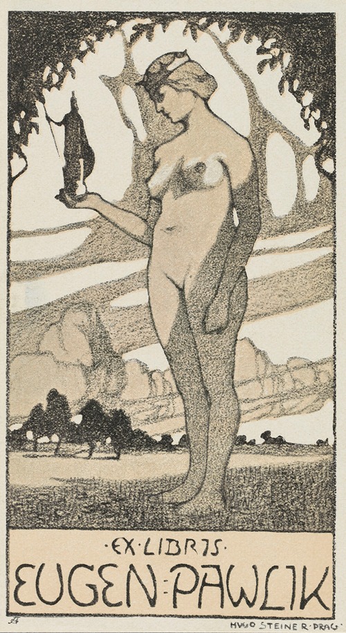 Bookplate of Eugen Pawlik