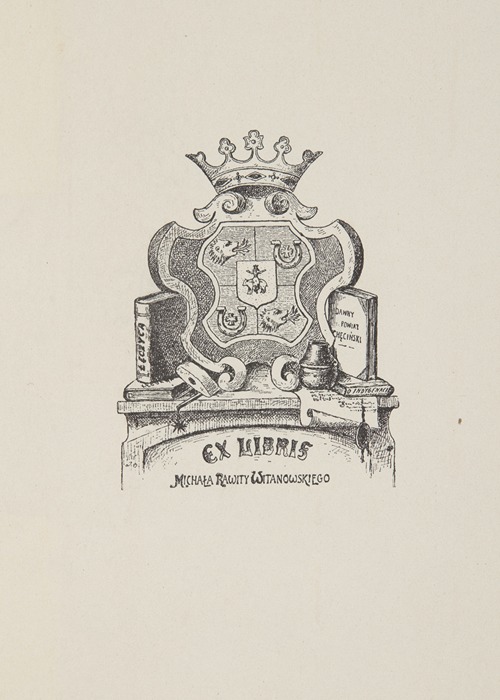 Ekslibris Michała Rawity Witanowskiego (1859-1943)