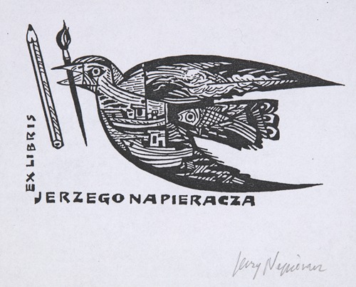 Autoekslibris Jerzego Napieracza (1929-2018)
