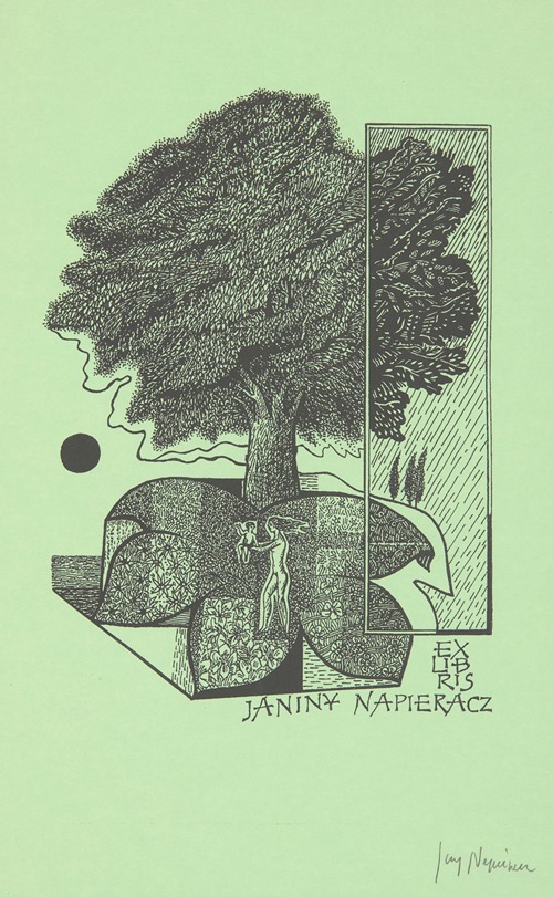 Ekslibris Janiny Napieracz (1942–2018)