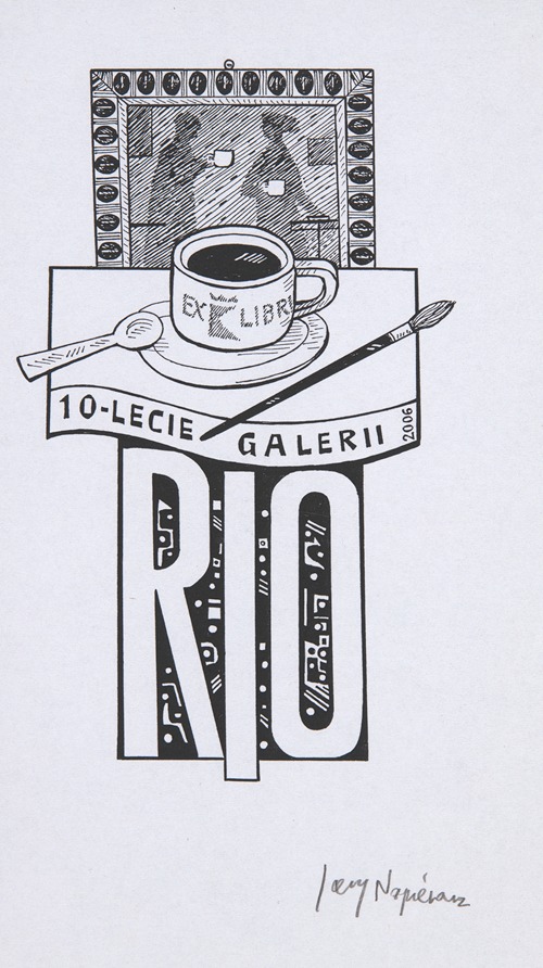 Ekslibris jubileuszowy Galerii