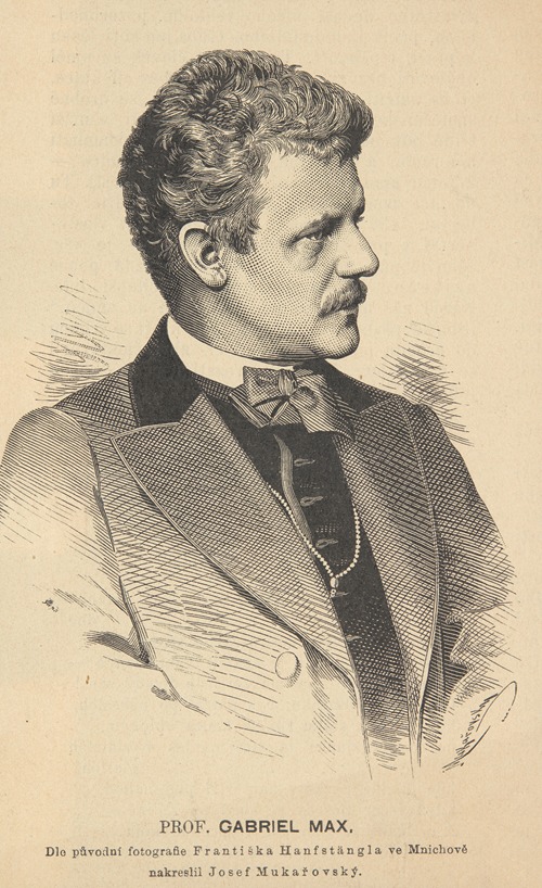 Gabriel Cornelius Ritter von Max (1840 Prague – 1915 Munich) – Austrian-German painter of Czech origin