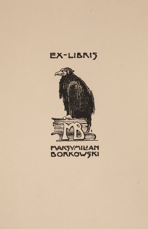 Ekslibris Maksymiliana Borkowskiego (1872–1926)