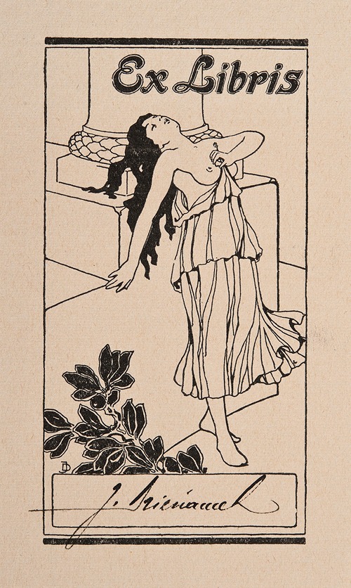 Bookplate of Juliusz Dzierżanowski