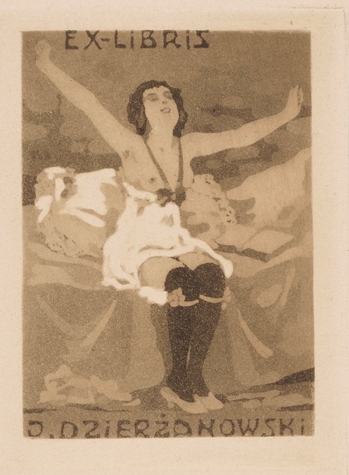 Bookplate of Juliusz Dzierżanowski