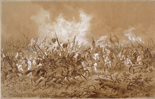 Tuhaj-Bej meets Chmielnicki, scene from Henryk Sienkiewicz’s novel “With Fire and Sword”