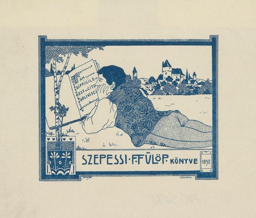 Ekslibris F. Fülöp Könyve