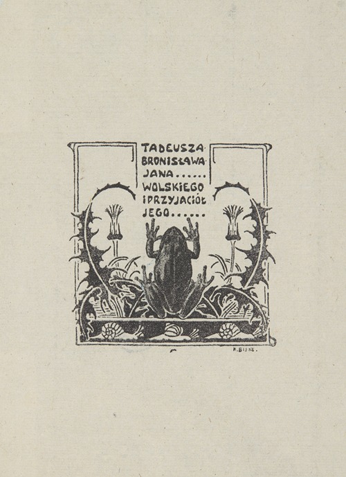 Ekslibris Tadeusza Wolskiego (1890-1959)