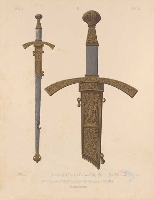 Sword of Sigismund Augustus Broken at His Funeral in Kraków