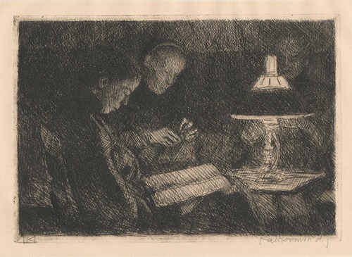 Bei der Lampe