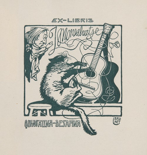 Ekslibris Jordi Monsalvatje i Fossas (1872-1922)