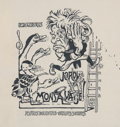 Ekslibris Jordi Monsalvatje i Fossas (1872-1922)