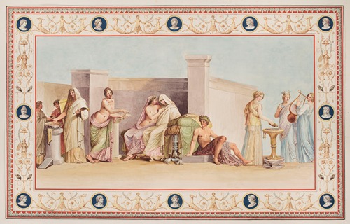 Vestigia delle Terme di Tito. Quadro; Aldobrandini Wedding