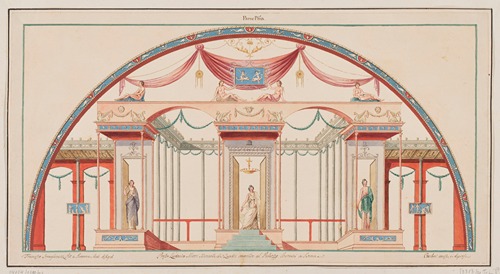 Vestigia delle Terme di Tito. Sordino ornamentation in room 12