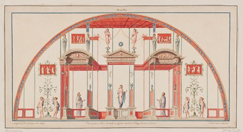 Vestigia delle Terme di Tito. Sordino ornamentation in room 25