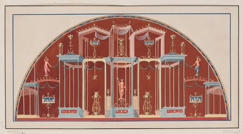 Vestigia delle Terme di Tito. Sordino ornamentation in room 29