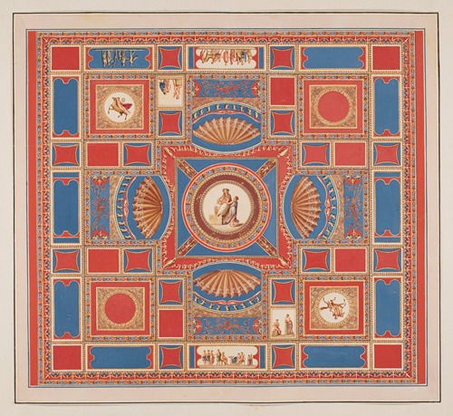 Vestigia delle Terme di Tito. Vault called volta dorata in room 21