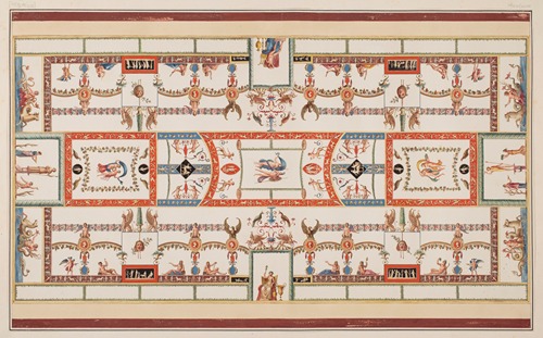 Vestigia delle Terme di Tito. Vault ornamentation in room 15