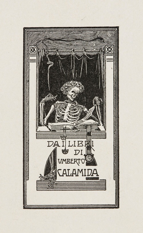 Bookplate; Dai libri di Umberto Calamida
