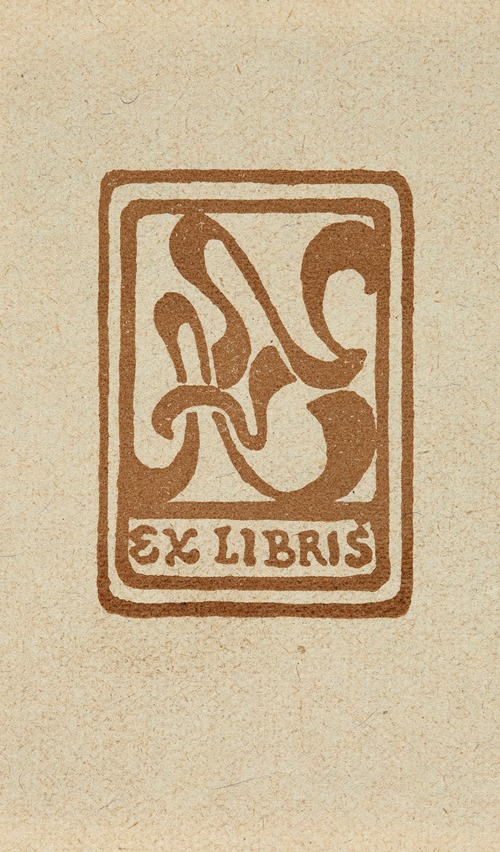 Bookplate of AVN
