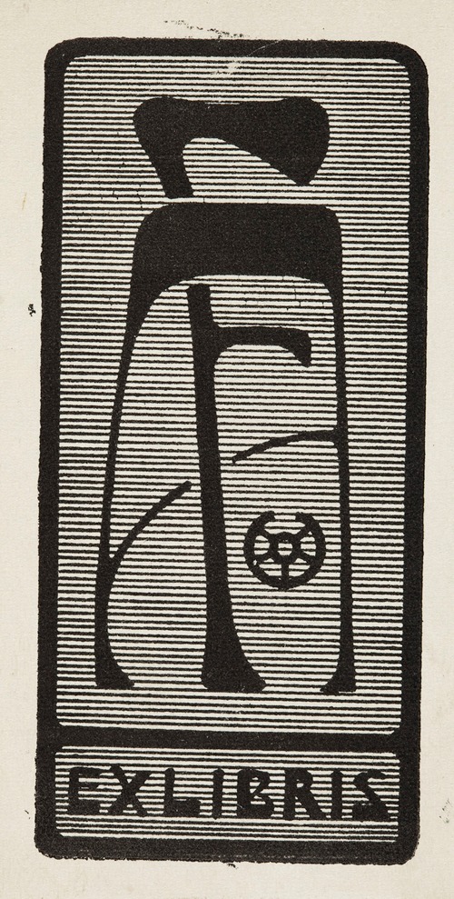 Bookplate of AF [Armin von Foelkersam]