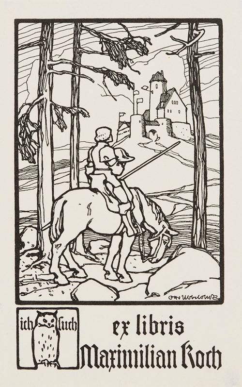 Bookplate of Maximilian Roch
