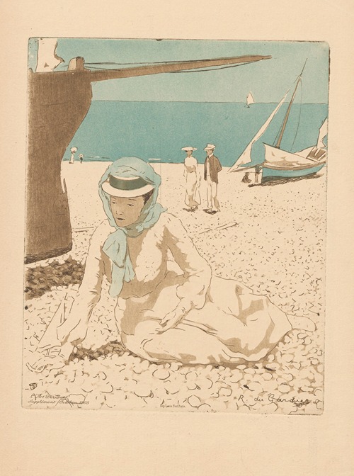 Woman on the beach