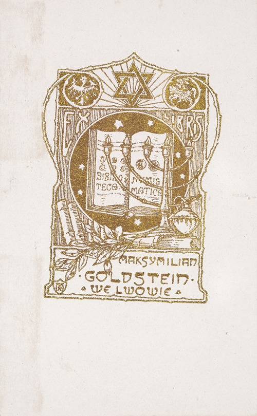 Bookplate of MaximiIIan Goldstein