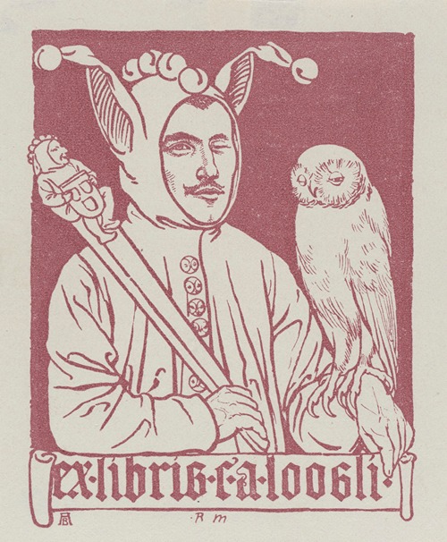 Bookplate of C.A. Loosli