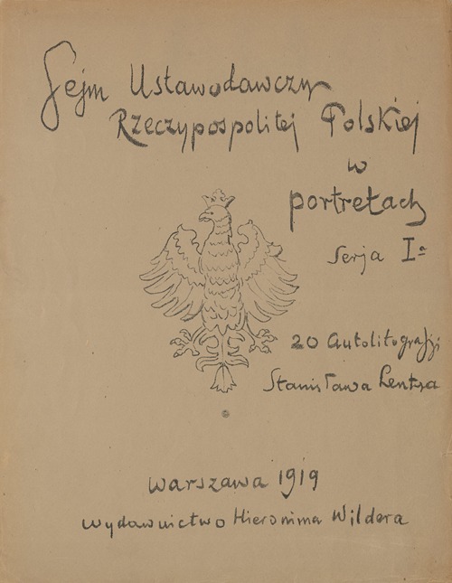 The Legislative Sejm of the Republic of Poland in portraits – Cover