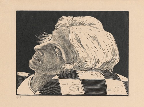 Portret – Głowa na poduszce