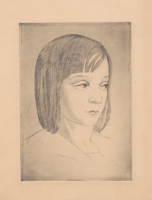 Portret młodej dziewczyny