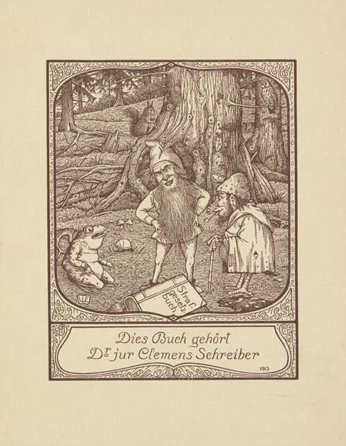 Dr Klemens Schreiber – ekslibris