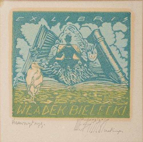 Bookplate of Wladyslaw Bielecki
