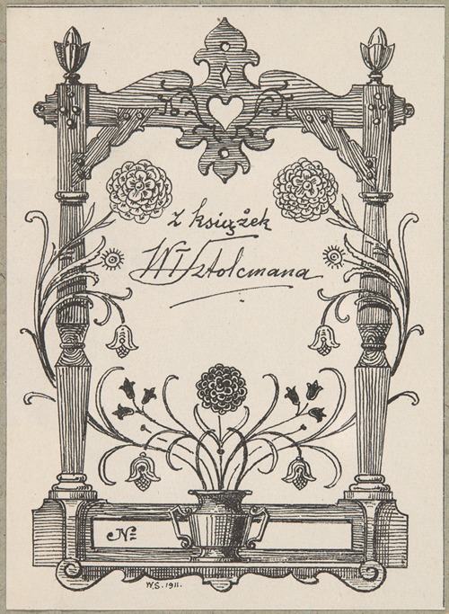 Autoekslibris Władysława Sztolcmana (1873–1950)