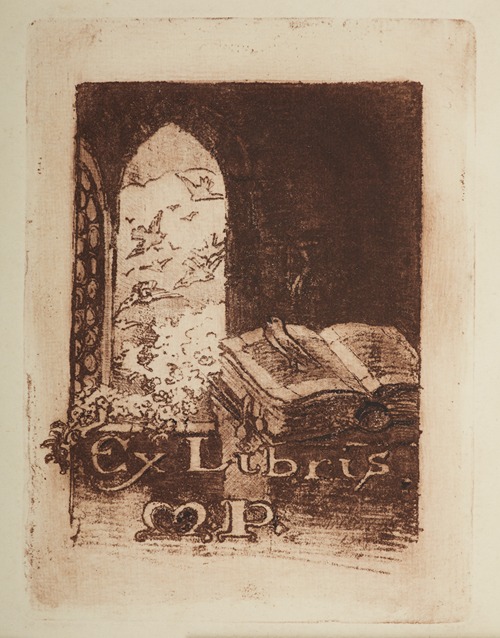 Bookplate of Maria Pilatowa