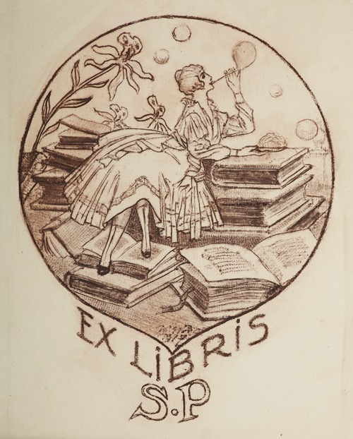 Bookplate of Stanisław Pilat