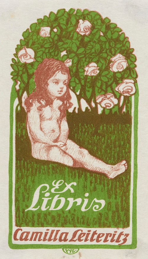 Bookplate of Camilla Leiteritz