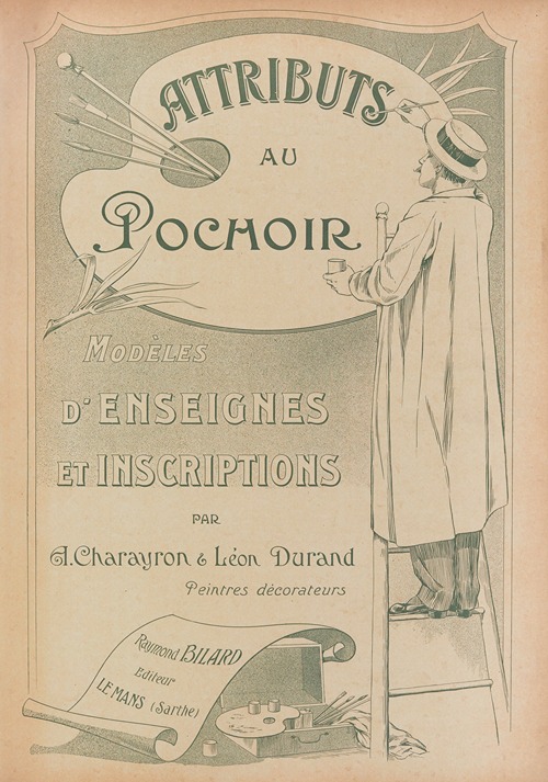 Attributs au pochoir Pl.01