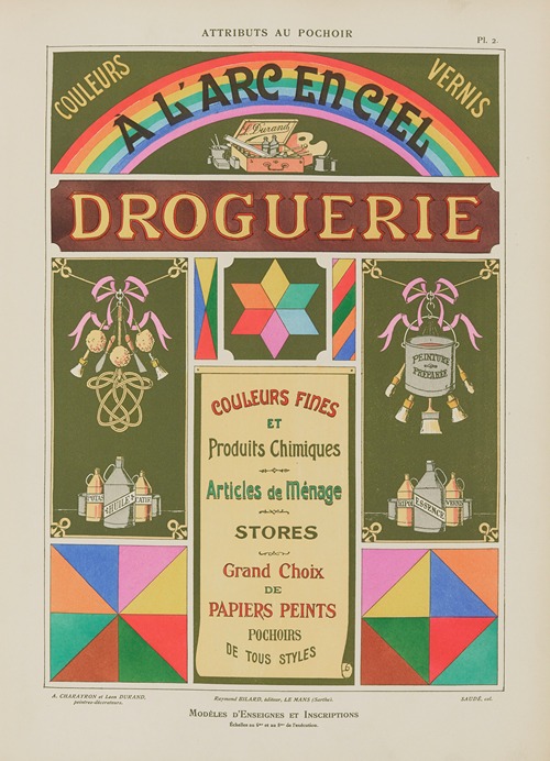 Attributs au pochoir Pl.03