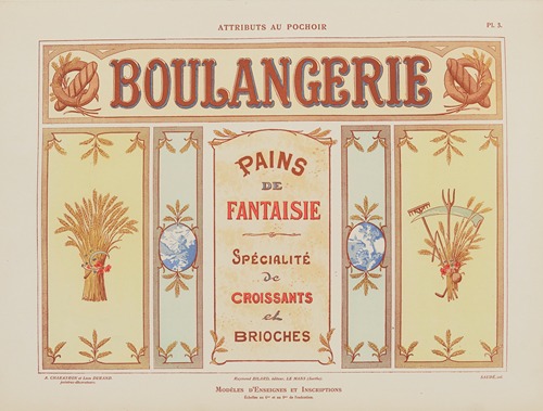 Attributs au pochoir Pl.04