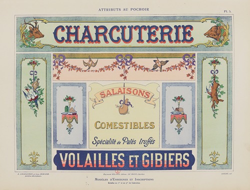 Attributs au pochoir Pl.06