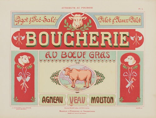 Attributs au pochoir Pl.07