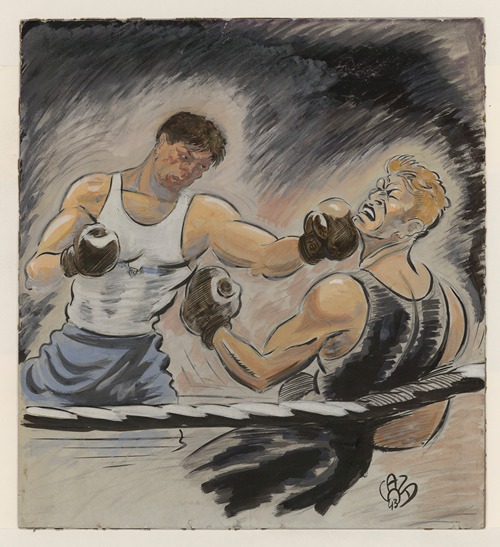 Combat de boxe